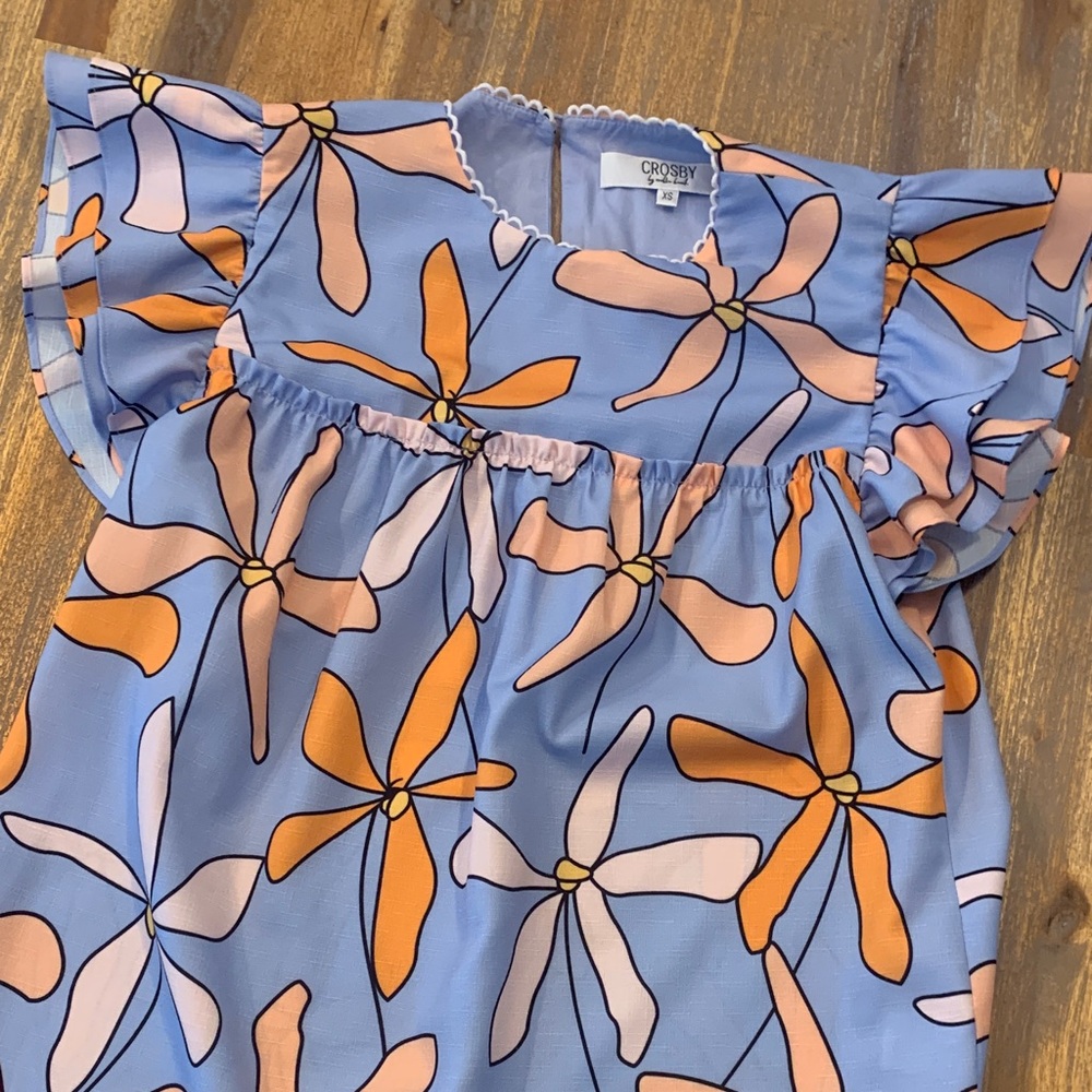 Crosby by Mollie Burch floral top. XS